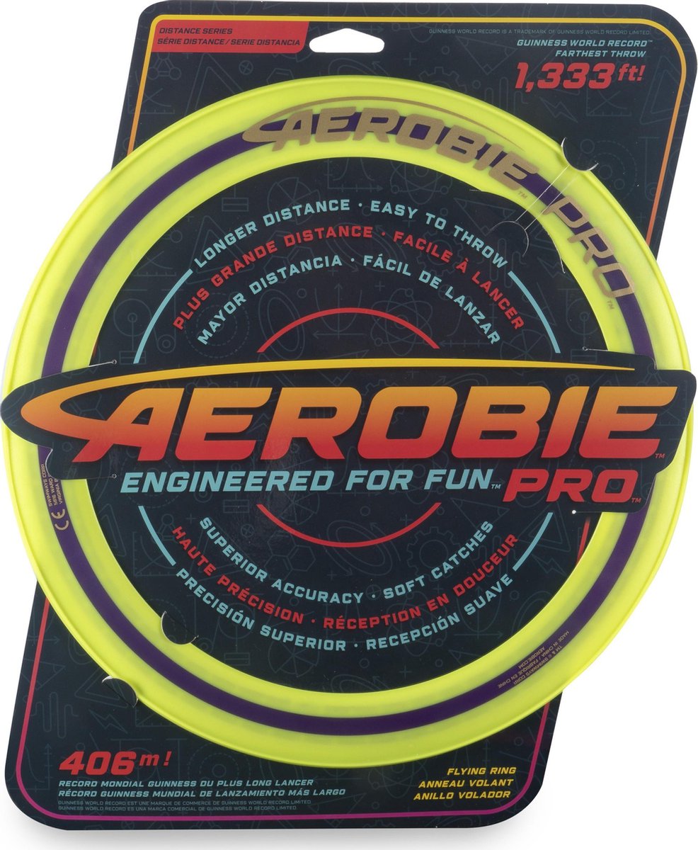 Spinmaster Aerobie Pro Flying Ring 13 Yellow