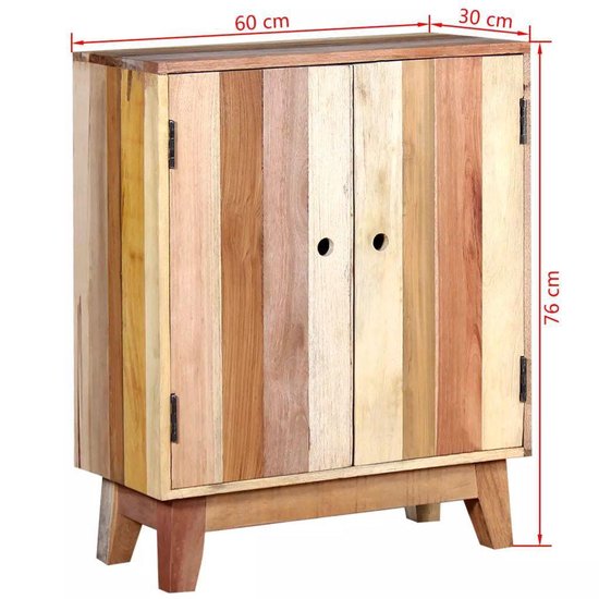 Vidaxl Dressoir Massief Gerecycled Hout - Beige