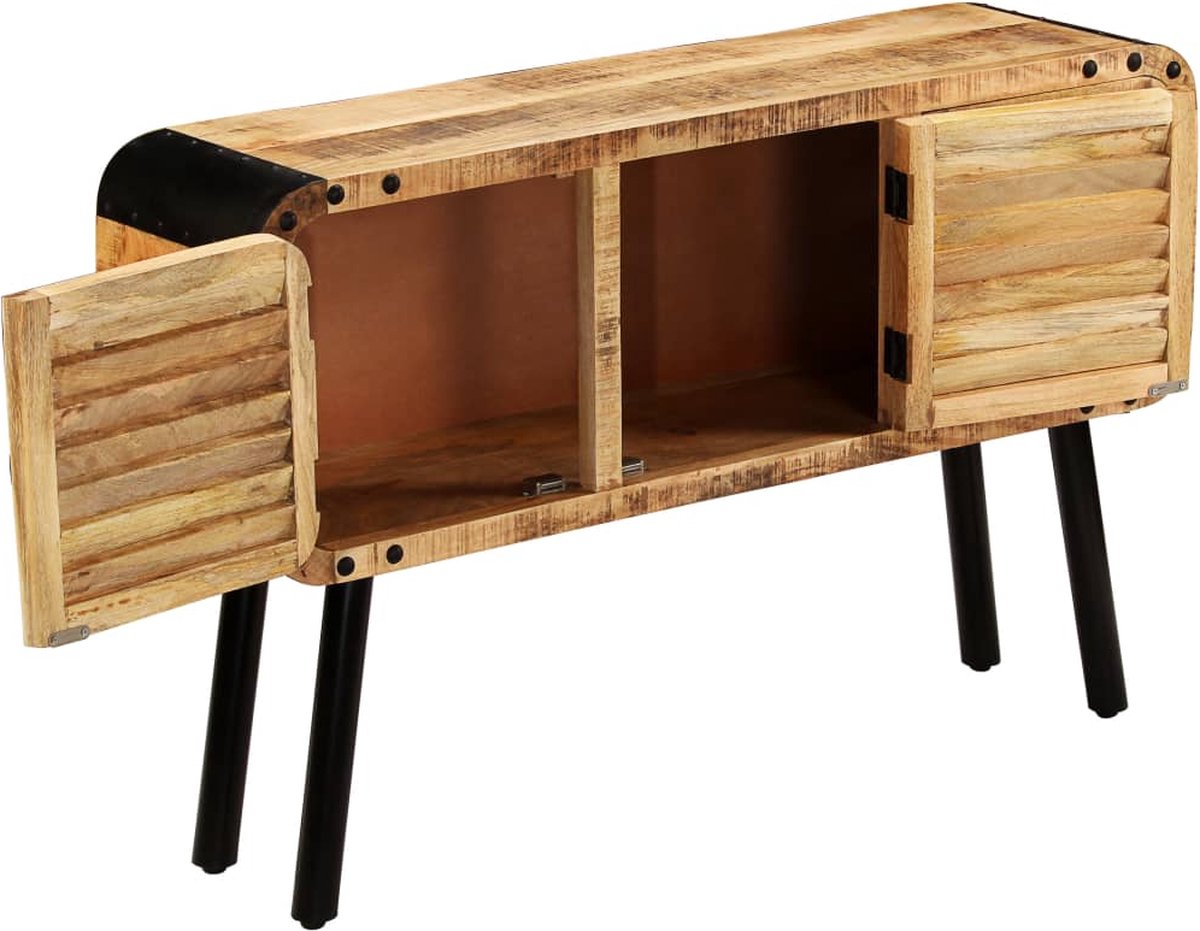 Vidaxl Dressoir 120x30x76 Cm Massief Mangohout - Bruin