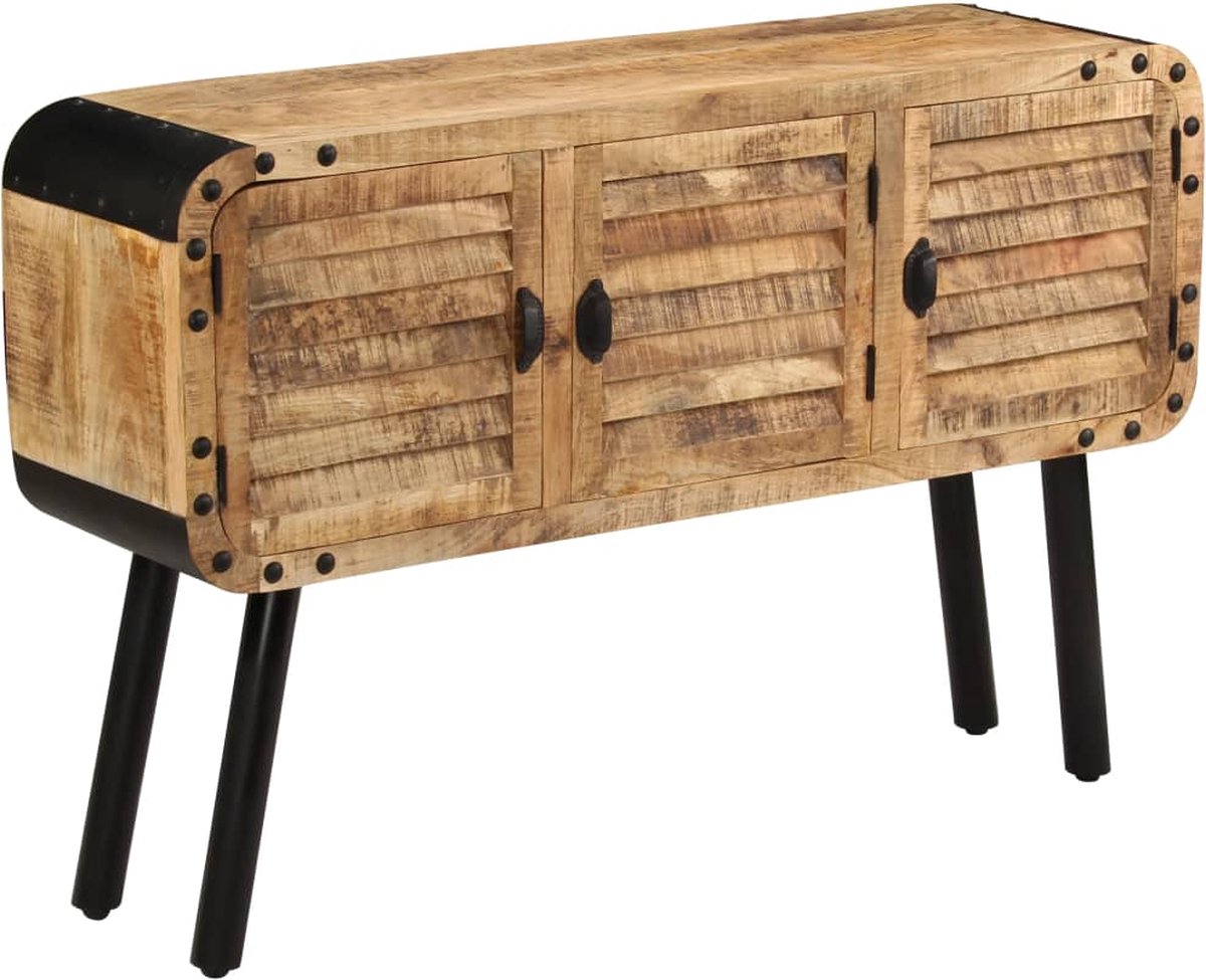 Vidaxl Dressoir 120x30x76 Cm Massief Mangohout - Bruin