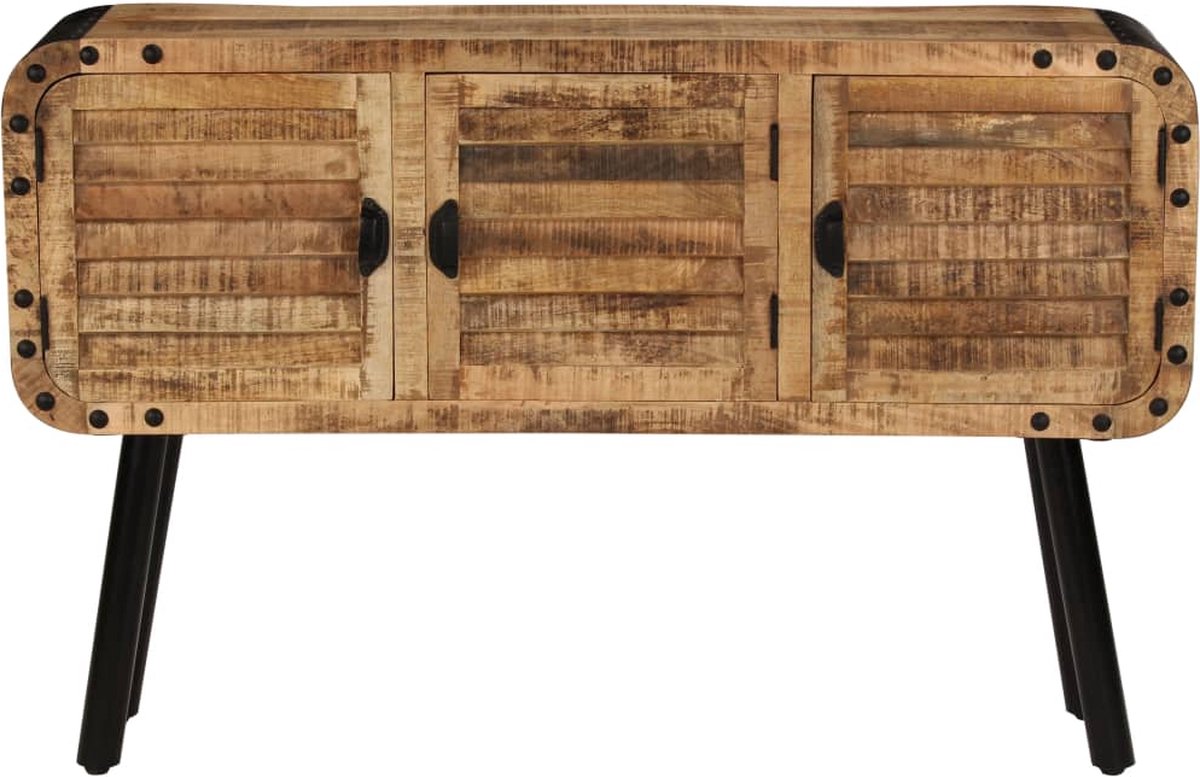 Vidaxl Dressoir 120x30x76 Cm Massief Mangohout - Bruin