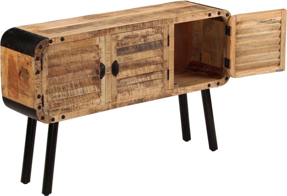 Vidaxl Dressoir 120x30x76 Cm Massief Mangohout - Bruin