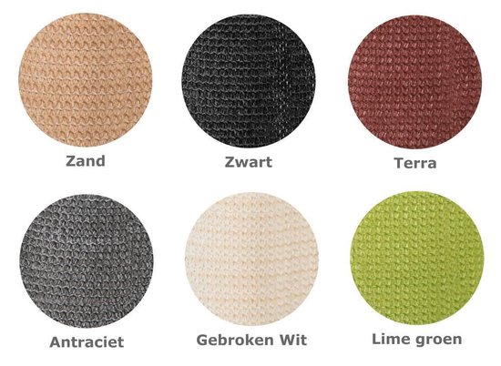 Nesling Rechthoek 3,0 X 4,0 X 3,0 X 4,0m, - Zwart