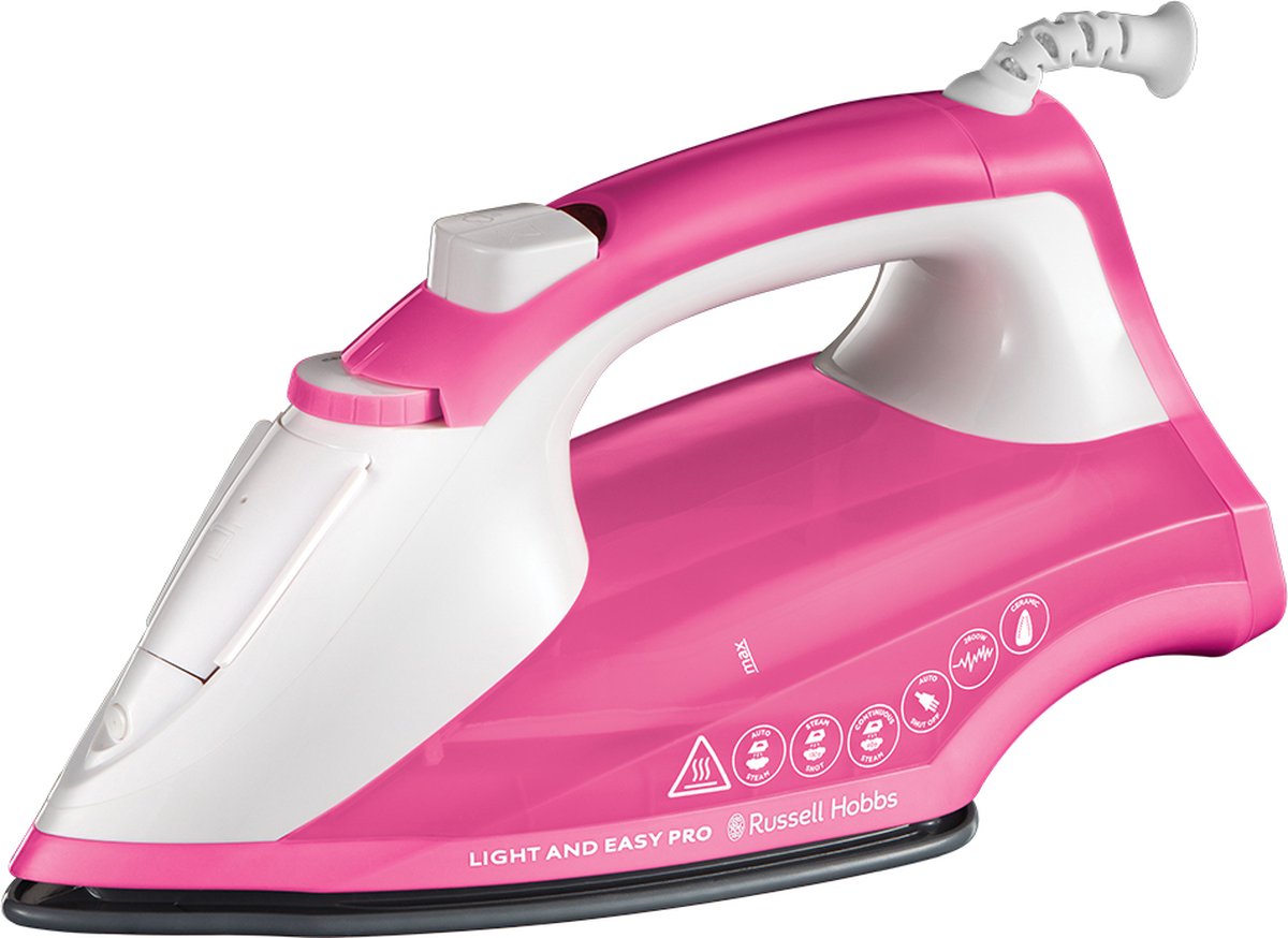 Russell Hobbs stoomstrijkijzer 26461-56 Easy Pro - Roze