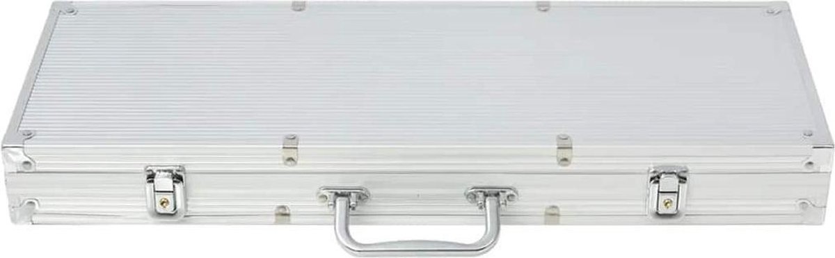 Vidaxl Pokerset Met 500 Chips Aluminium