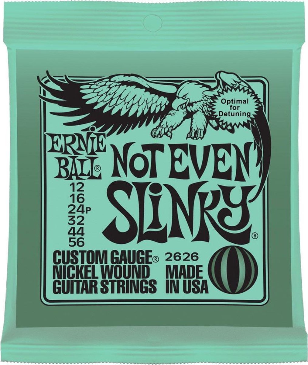 Ernie Ball 2626 Not Even Slinky 012 - 056 snarenset