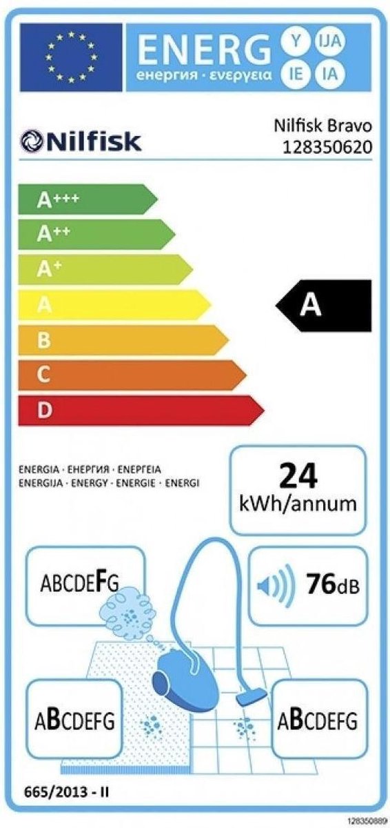 Nilfisk Bravo SR10P07A1 parket - Rood