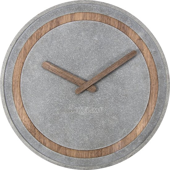 Nextime - Concreto - Rond - Ø39,5 Cm - Grijs- - Bruin