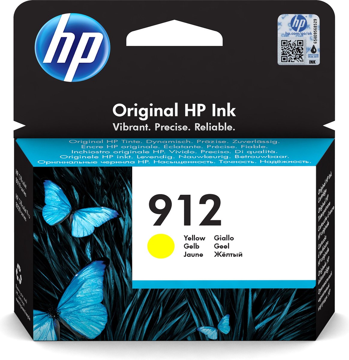 HP 912 Cartridge - Geel