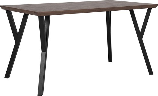 Beliani Bravo Eettafel Mdf 80 X 140 Cm - Bruin