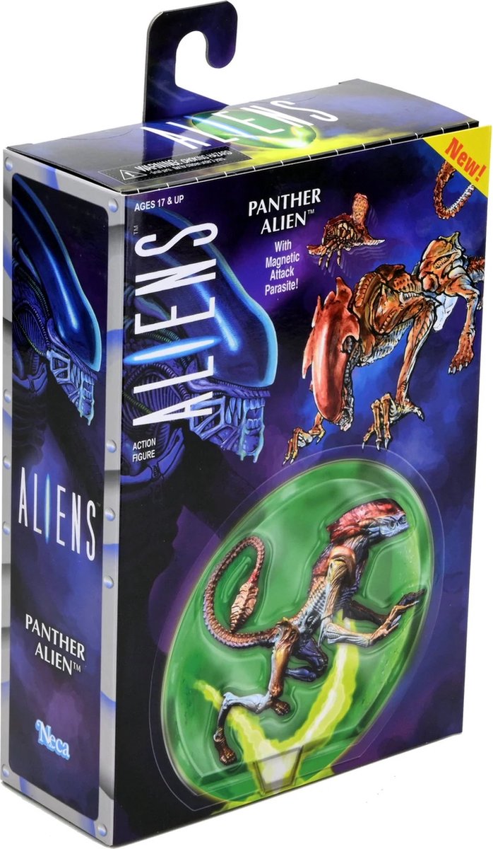 Neca Aliens - Kenner Tribute Panther Alien 7 Inch Action Figure ()