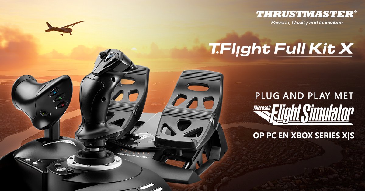 Thrustmaster T.Flight Full Kit X (Xbox Series/PC) - Zwart