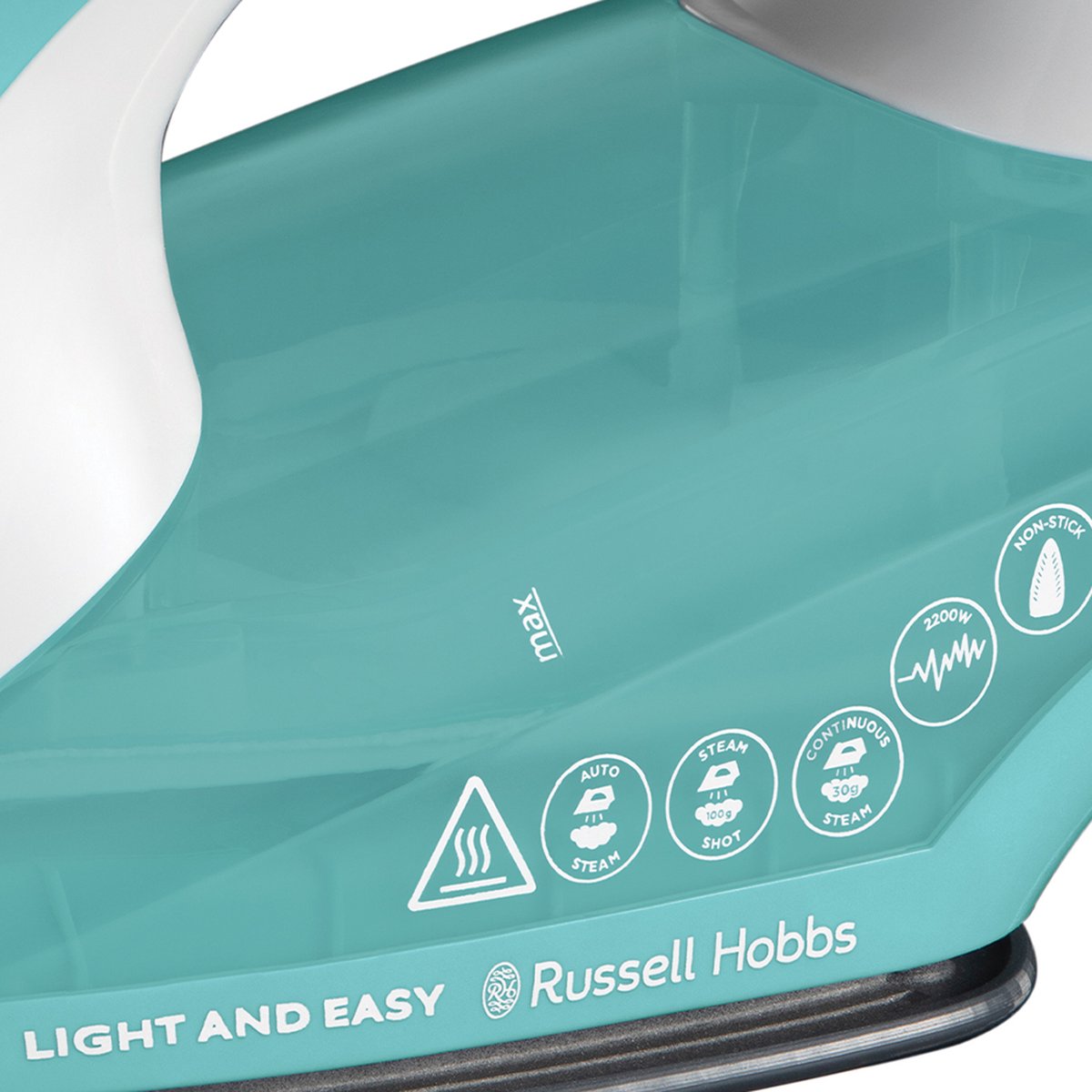 Russell Hobbs stoomstrijkijzer 26470-56 Light and Easy - Groen