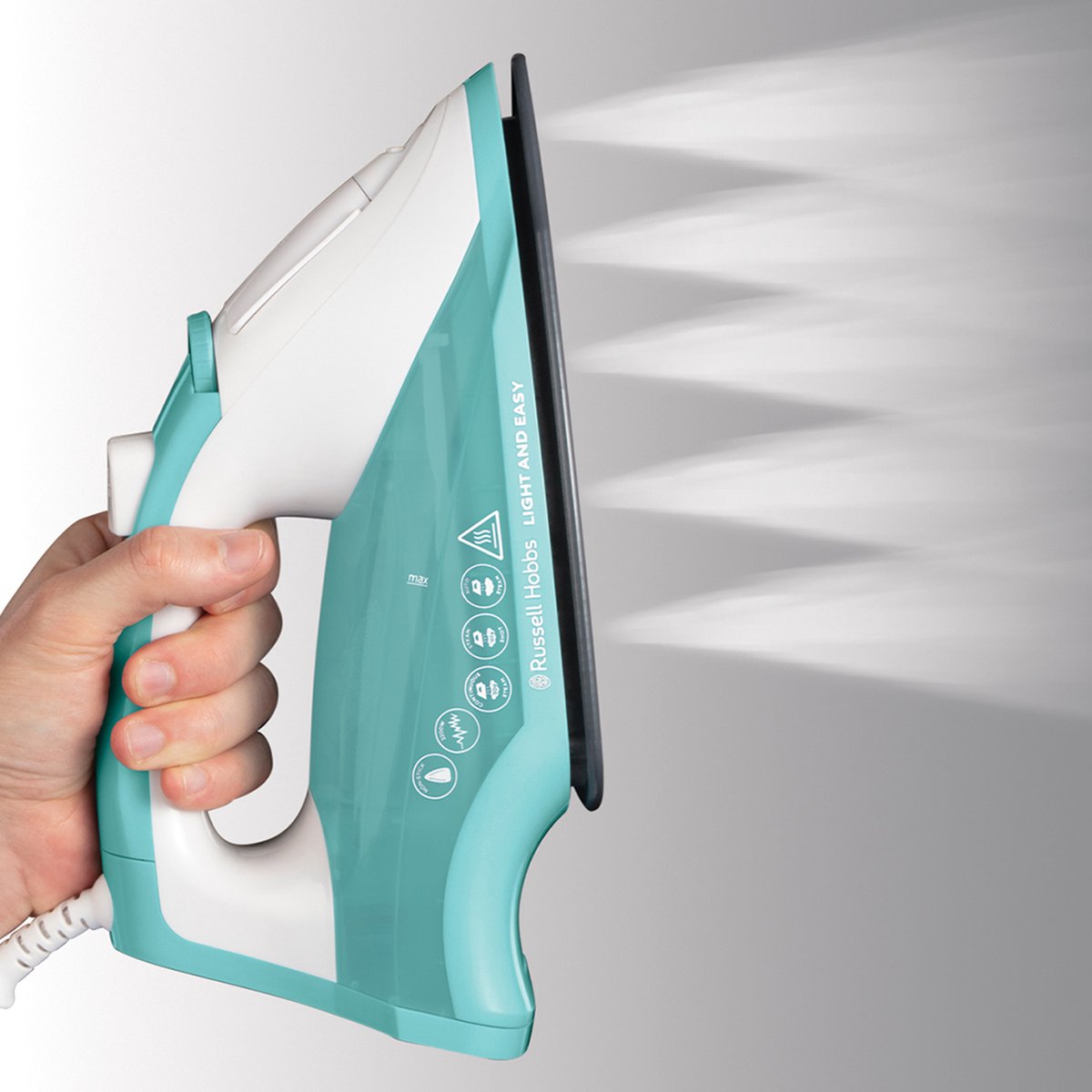 Russell Hobbs stoomstrijkijzer 26470-56 Light and Easy - Groen