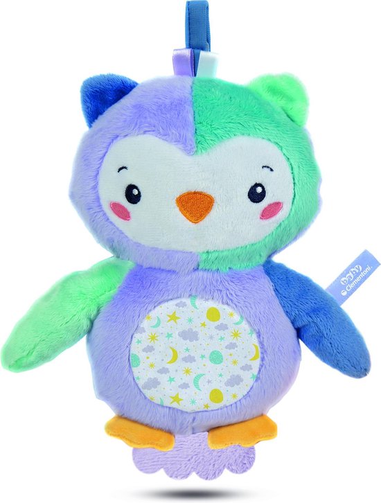 Clementoni Knuffeluil Play With Me Goodnight 24 Cm Blauw/ - Paars