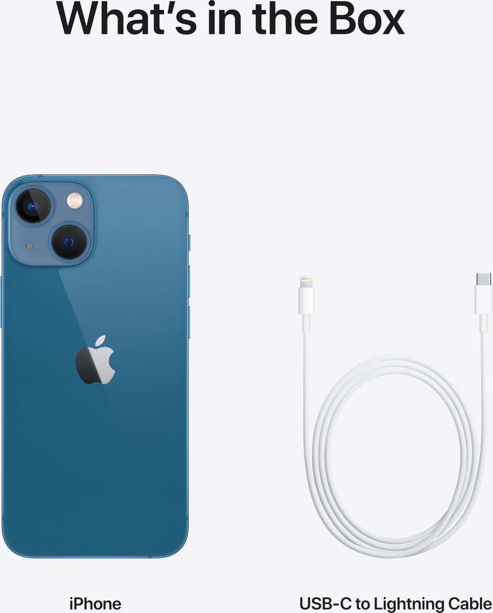 Apple iPhone 13 mini - 512 GB 5G - Blauw