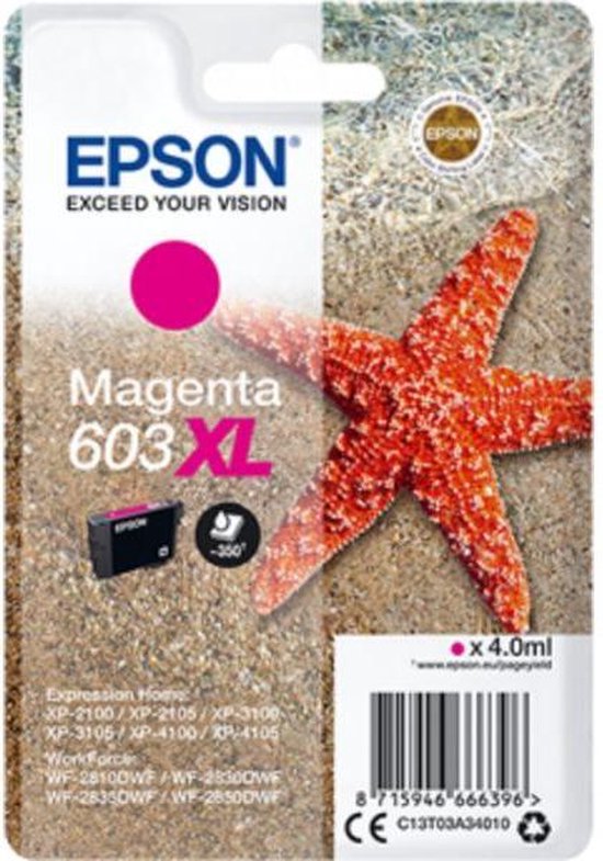 Epson 603XL Cartridge - Magenta