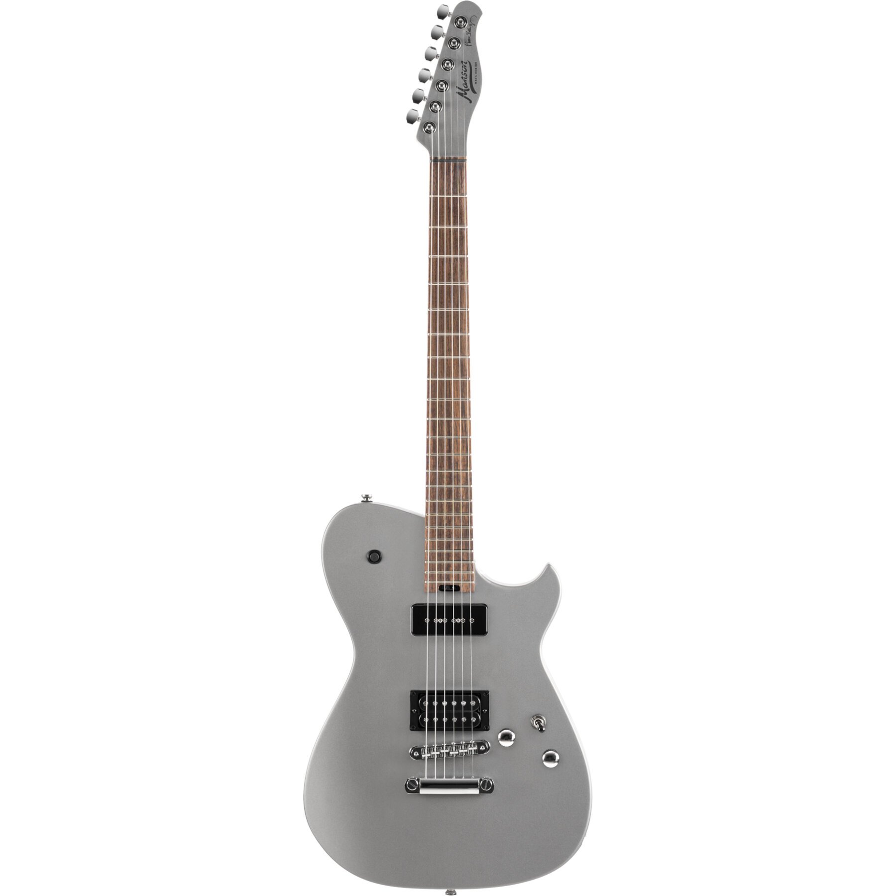 Cort Manson Meta MBM-2P Satin Matt Bellamy Signature elektrische gitaar - Silver