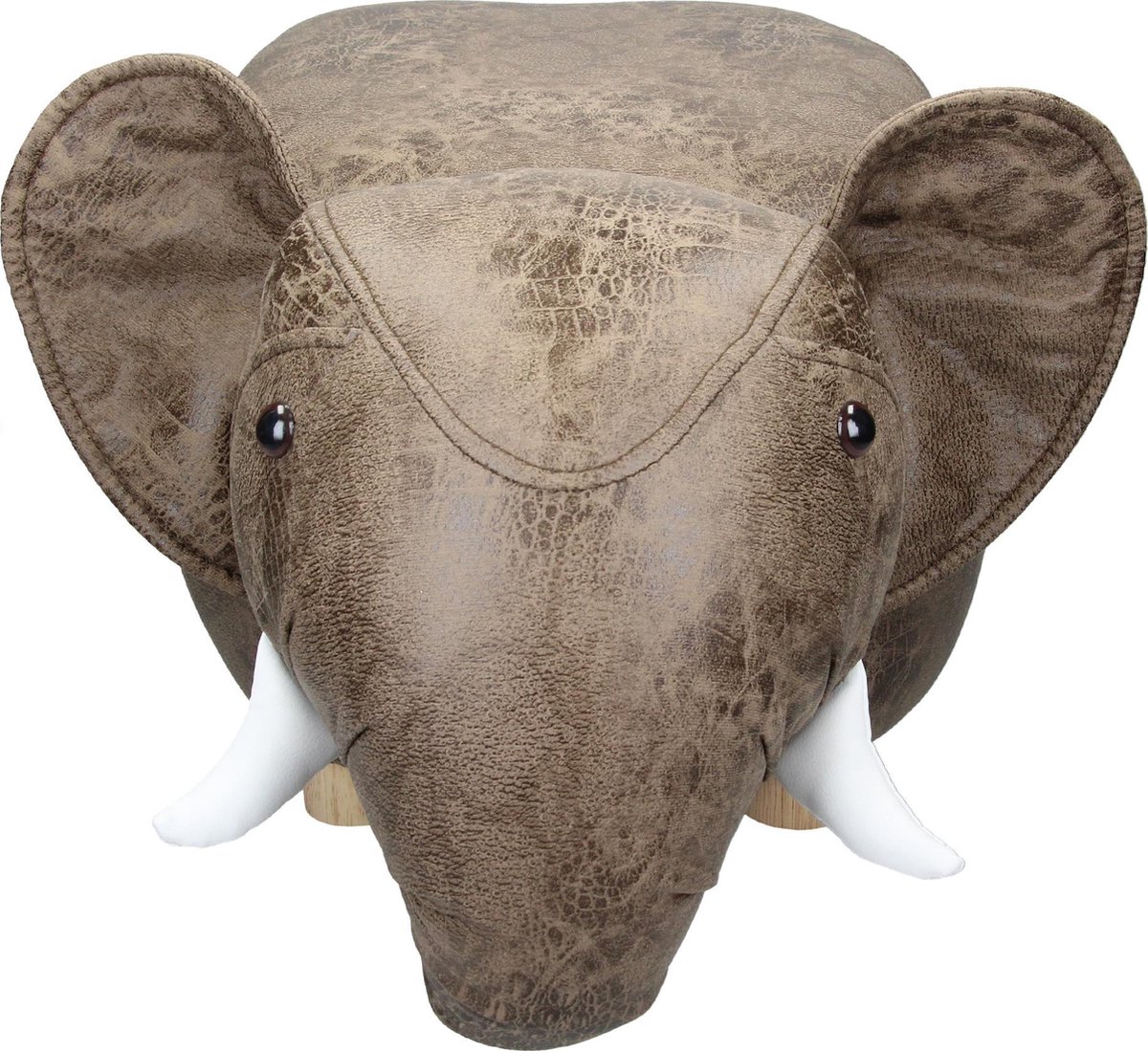 Home&Styling Kruk Olifant-vorm 64x35 Cm - Grijs