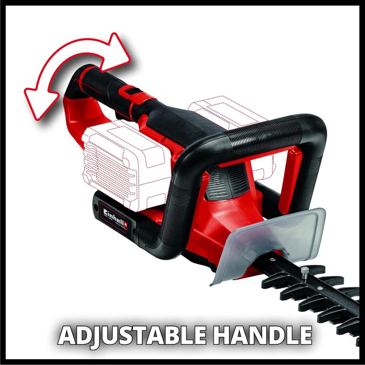 Einhell Accu-heggenschaar Ge-ch 36/65 Solo - Rood