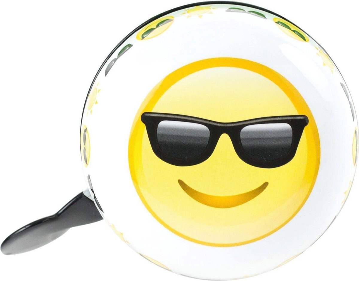 Widek bel Ding Dong Emoticon sunglas krt - Geel