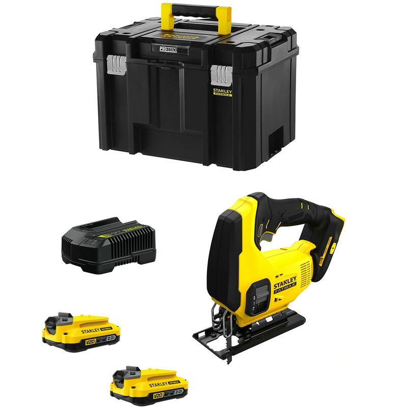 Sierra de Calar STANLEY FatMax SFMCS600D2T (2 x 2,0 Ah + Cargador + TSTAK VI)