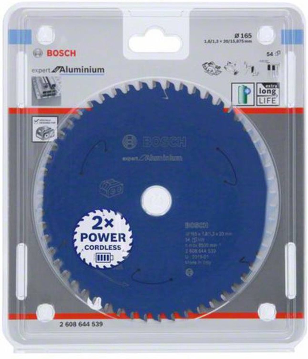 Bosch Cuchilla Para Sierra Circular 165X1.8 / 1.3X20 Z54 expert De Alu