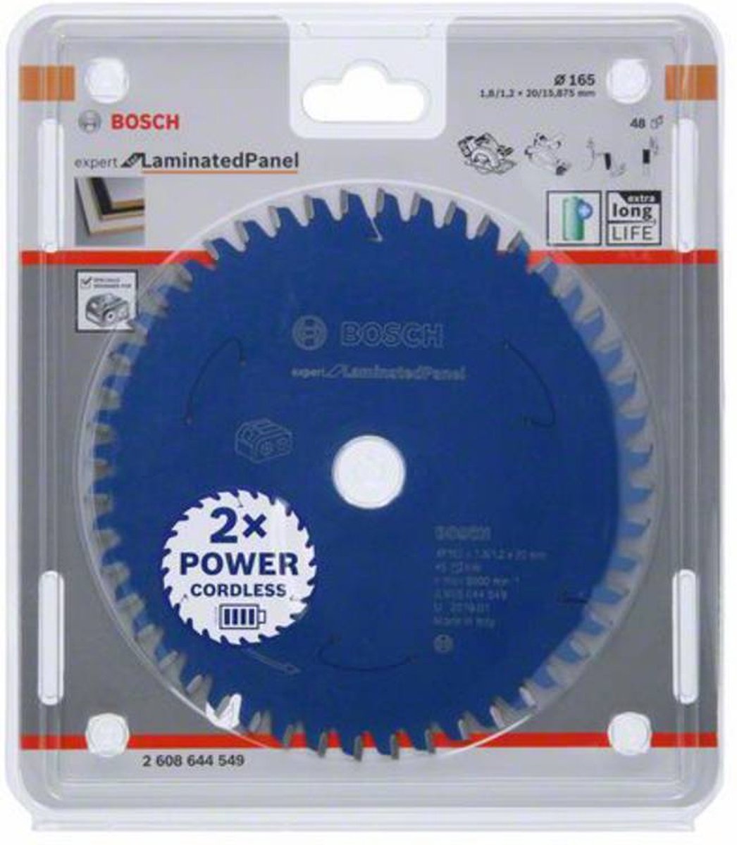 Bosch Hoja De Sierra Circular 165X1.8 / 1.2X20 Z48