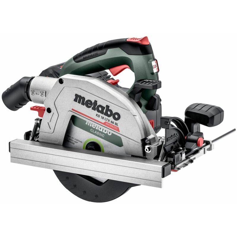 Metabo ® - Sierra circular de batería 18V KS 18 LTX 66 BL | 2x LIHD 8.EAH EN X 340