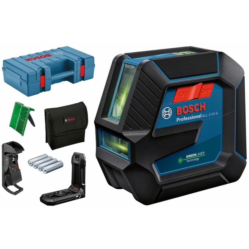 Bosch - LINE LÁSER GLL 2-15 G GREEN | Incl. Accesorios y maletas