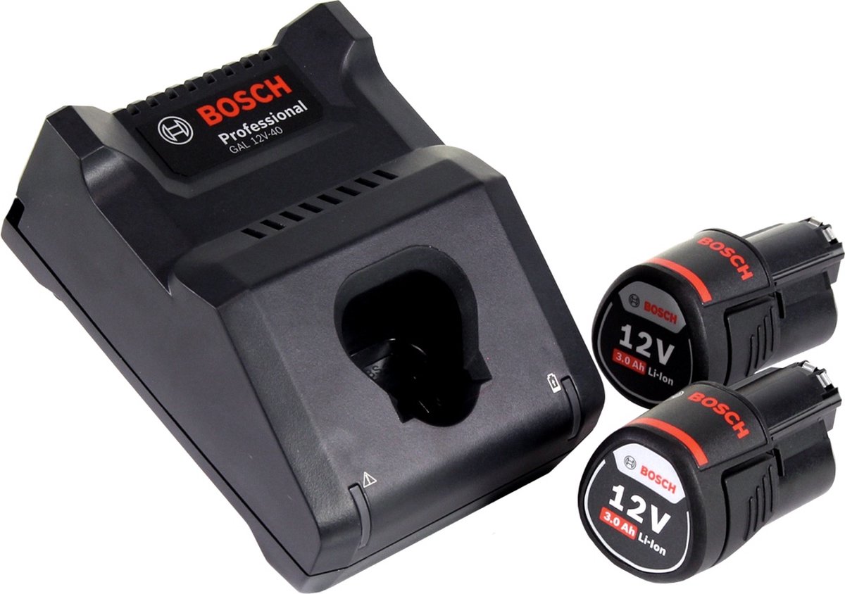 Bosch - Sierra Sable GSA 12V-14 (2 x 3,0 Ah + GAL12V-40 + L-Boxx 102)