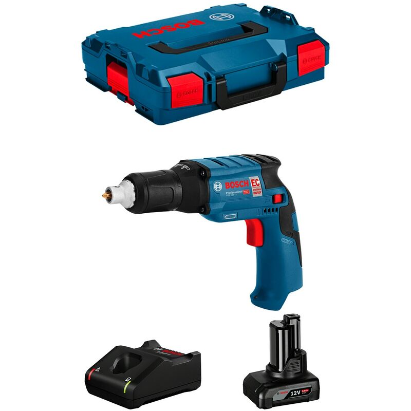 Bosch - Atornillador de Pladur GTB 12V-11 (1 x 6,0 Ah + GAL12V-40 + L-Boxx 102)