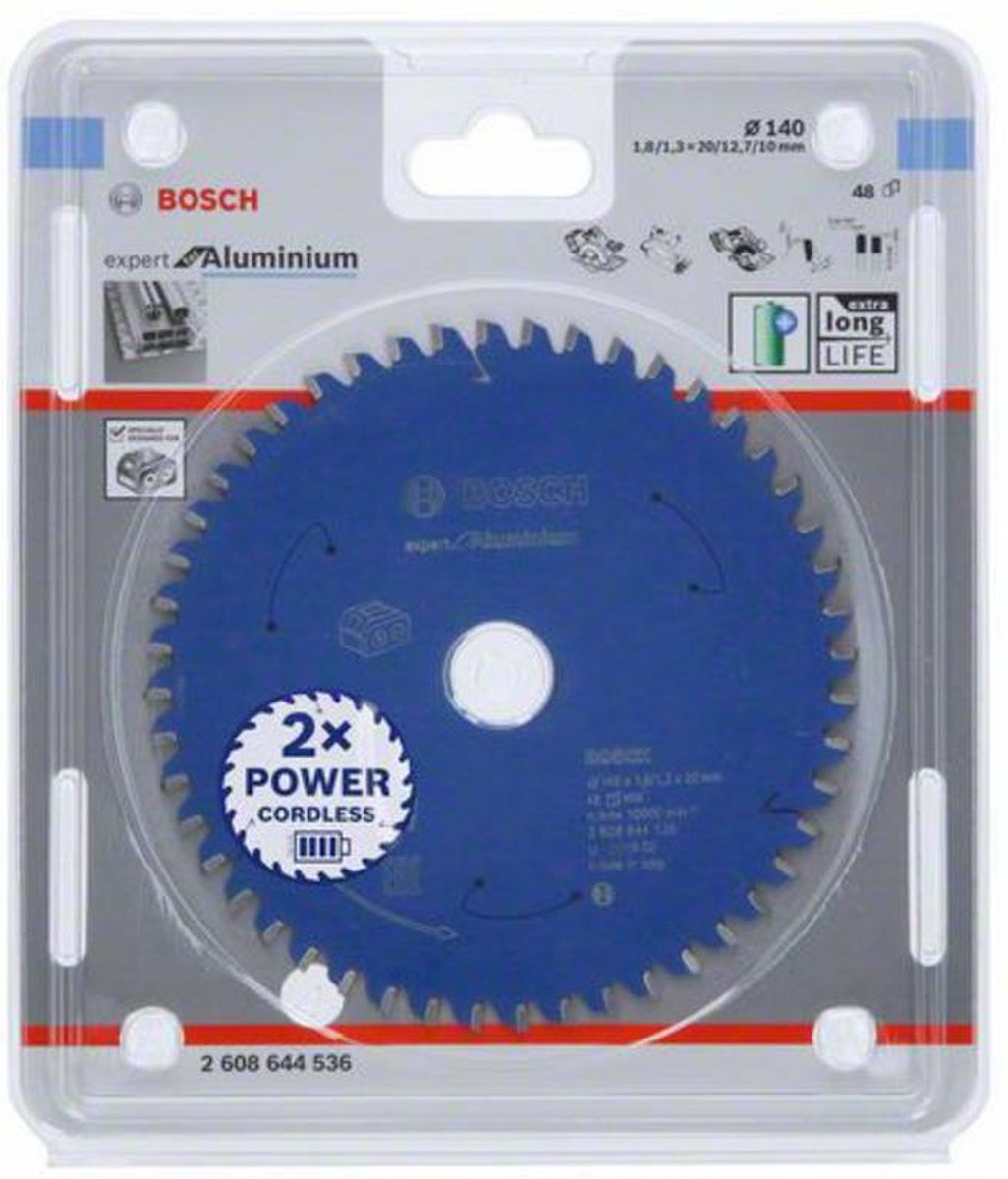 Bosch - 2608644536 Disco de sierra circular Expert for Aluminium (batería)