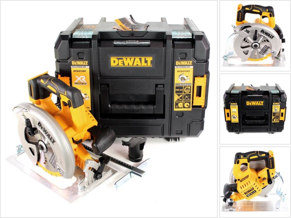 DeWalt - Sierra Circular DCS570NT (Cuerpo solo + TSTAK VI)