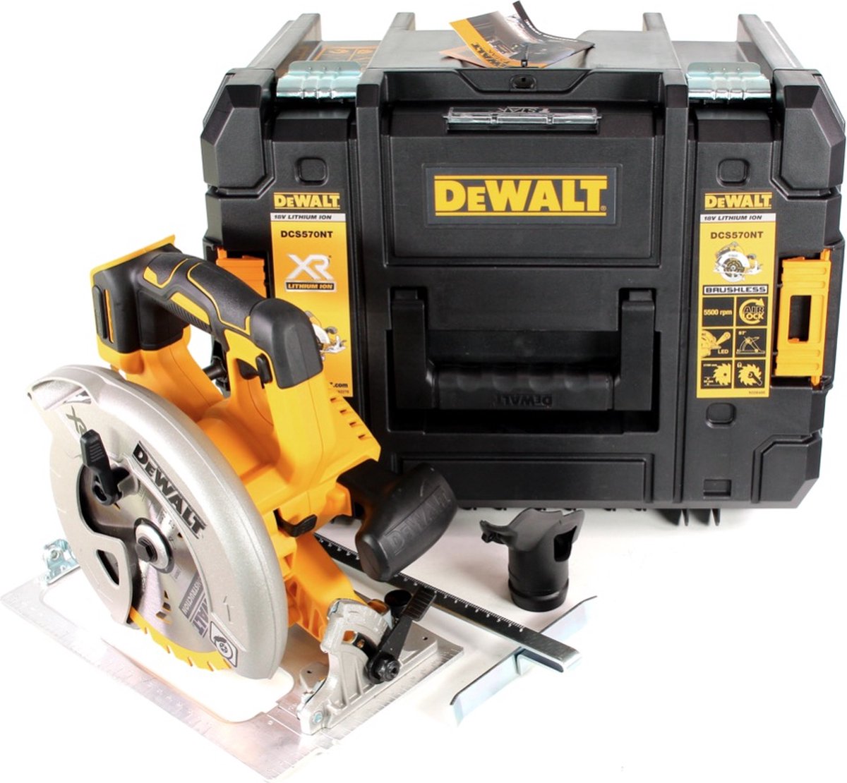 DeWalt - Sierra Circular DCS570NT (Cuerpo solo + TSTAK VI)
