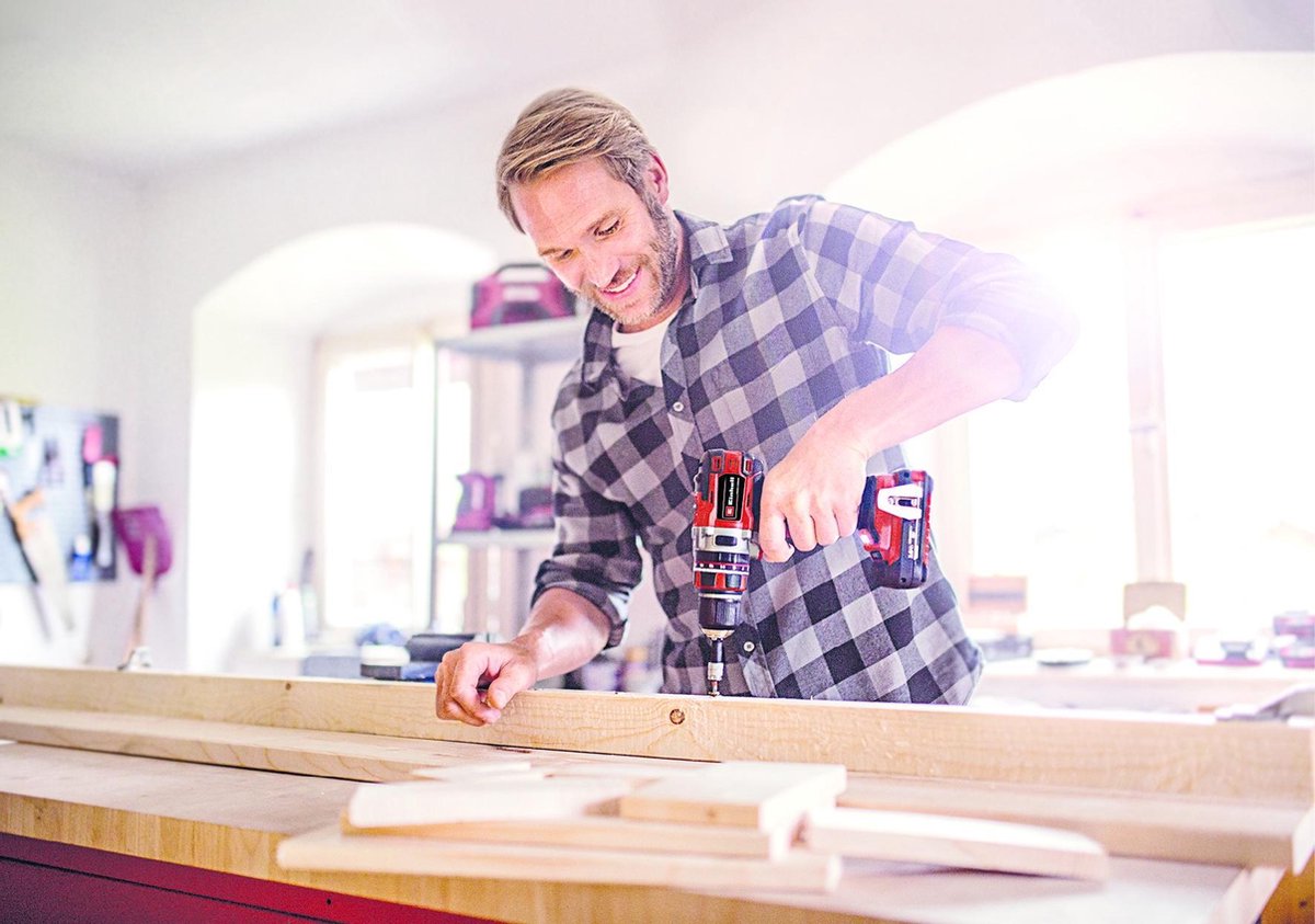 Einhell Taladro de impacto de la batería de 18V TE-CD 18/50 LI-I BLPOWER X-CAMBIO | Sin batería sin cargador