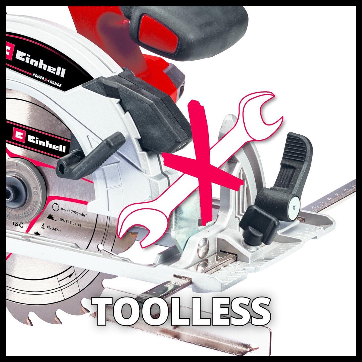 Einhell - Sierra circular TE-CS 18/165-1 Li