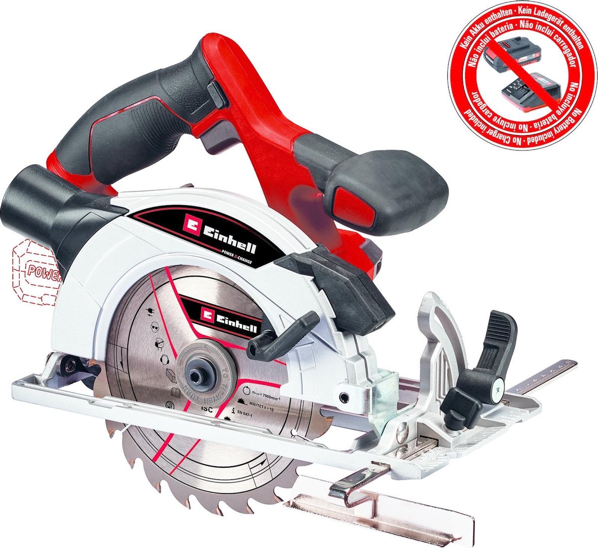 Einhell - Sierra circular TE-CS 18/165-1 Li