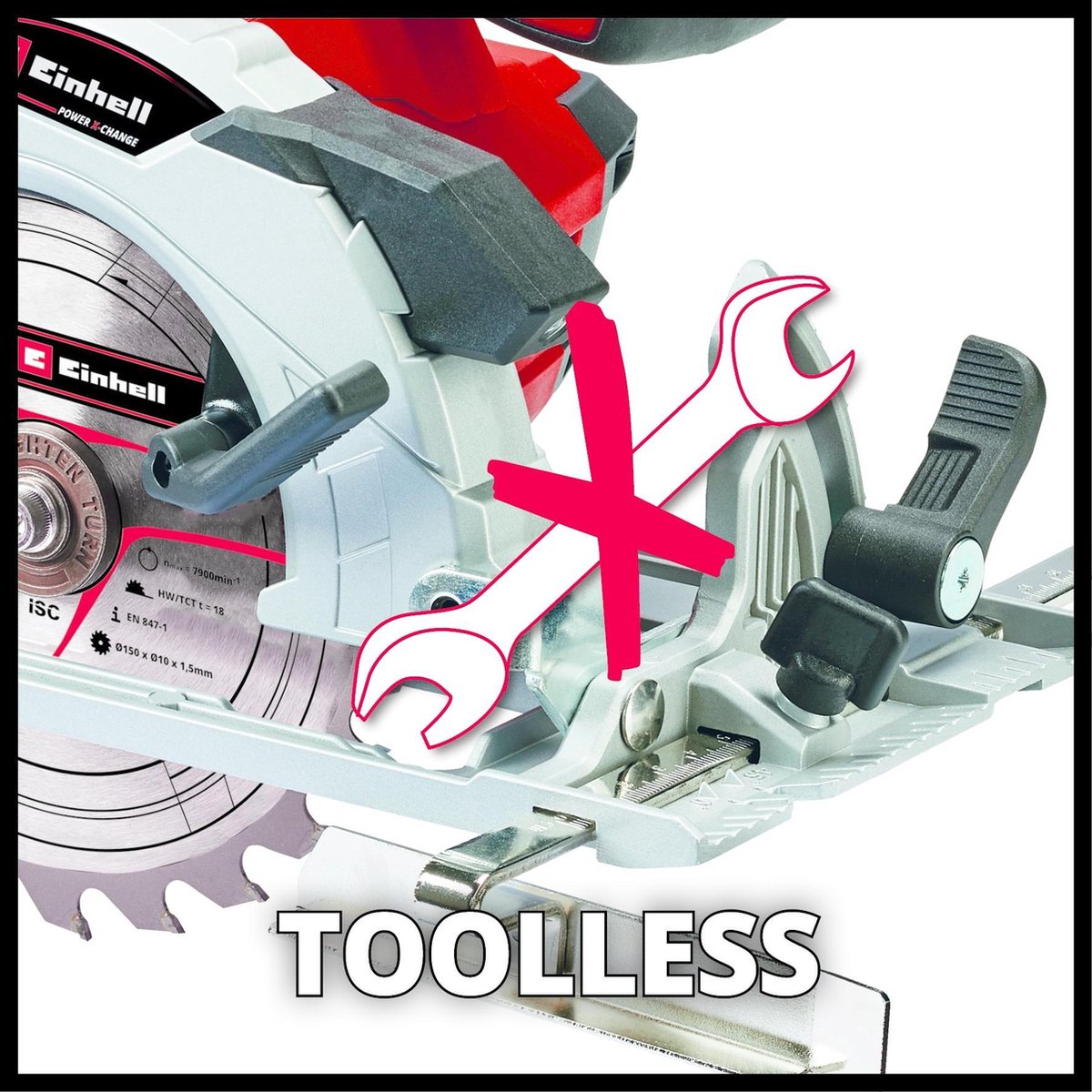 Einhell - Sierra circular TE-CS 18/150 Li