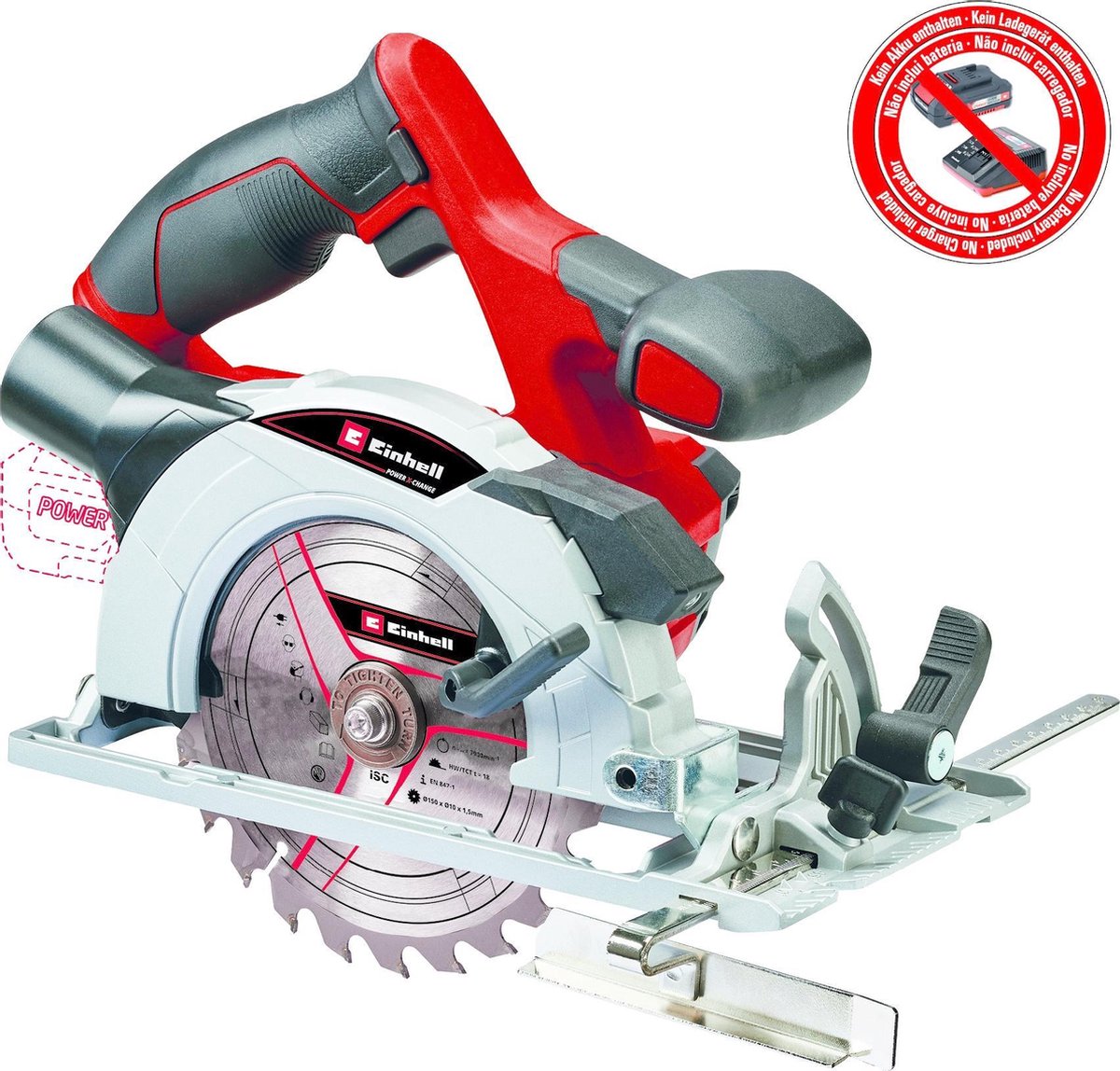 Einhell - Sierra circular TE-CS 18/150 Li