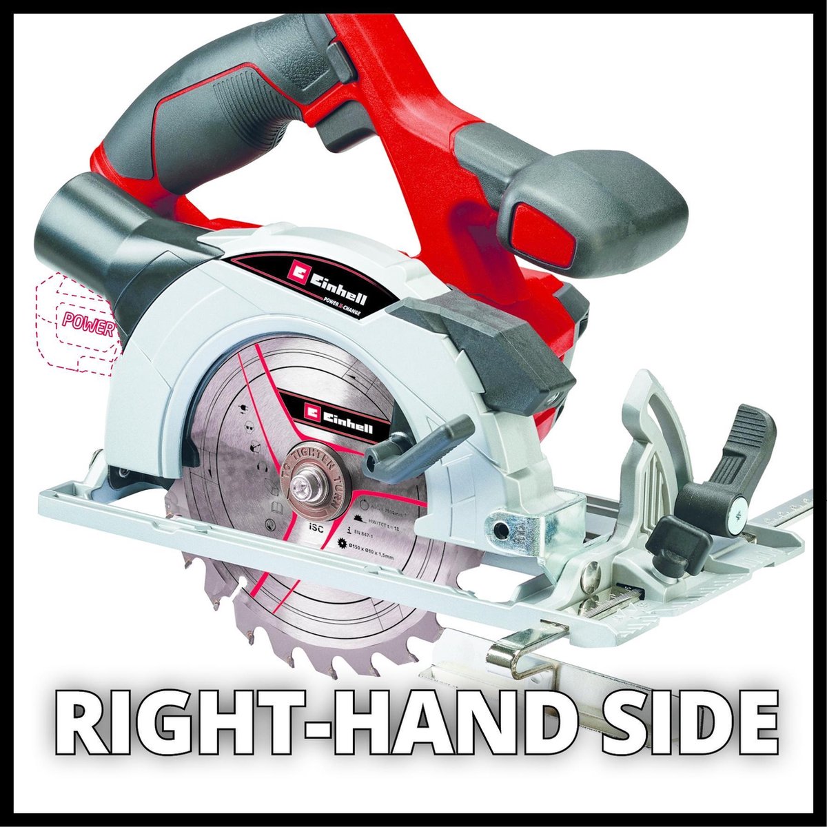 Einhell - Sierra circular TE-CS 18/150 Li