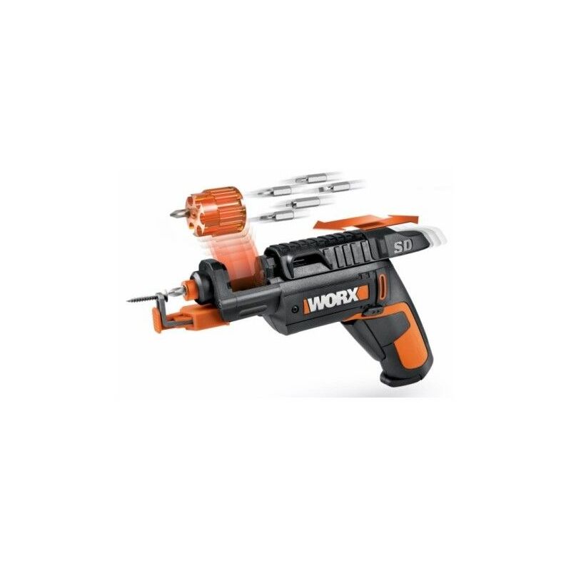 Worx Atornillador Multipuntas 4 V. 1. 5 Ah. Wx255