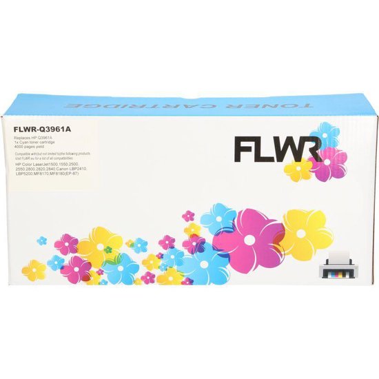 HP FLWR - Toner / 122A / Cyaan - Geschikt voor