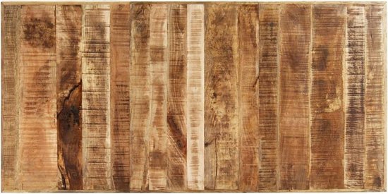 Vidaxl Eettafel 200x100x75 Cm Massief Mangohout - Bruin
