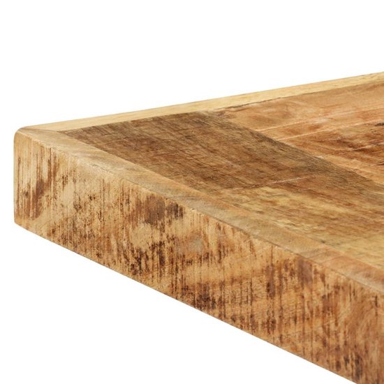 Vidaxl Eettafel 200x100x75 Cm Massief Mangohout - Bruin