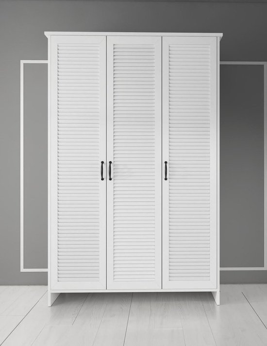 Meubella - Kledingkast Oase 128 Cm - Wit