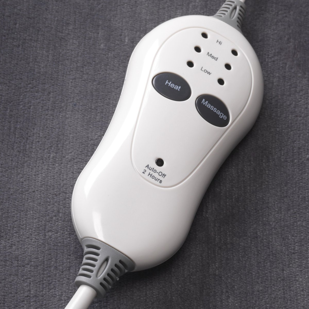 Trebs Elektrische 2-in-1 Warmte En Massagekussen / Comfortheat Fleece 99360 - Grijs