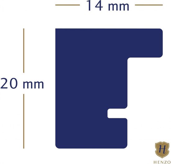 Henzo Fotolijst Jardin 70x100 - Zwart