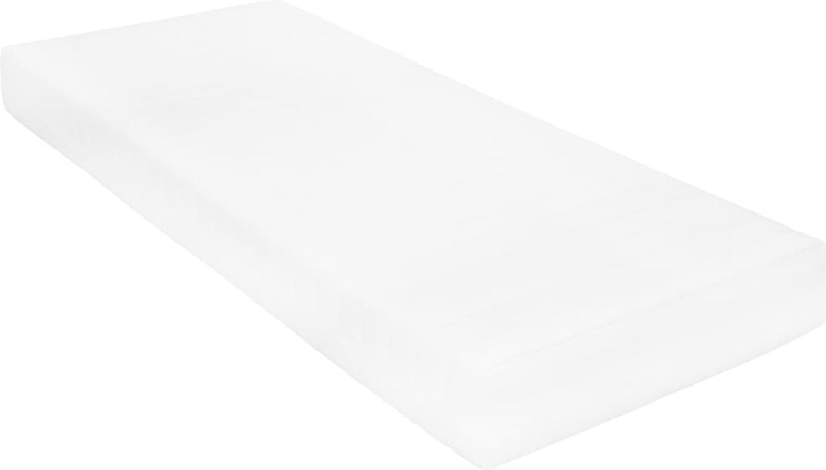 Vidaxl Matras 7 Zone 16 Cm Pu-schuim H2 H3 100x200 Cm - Wit
