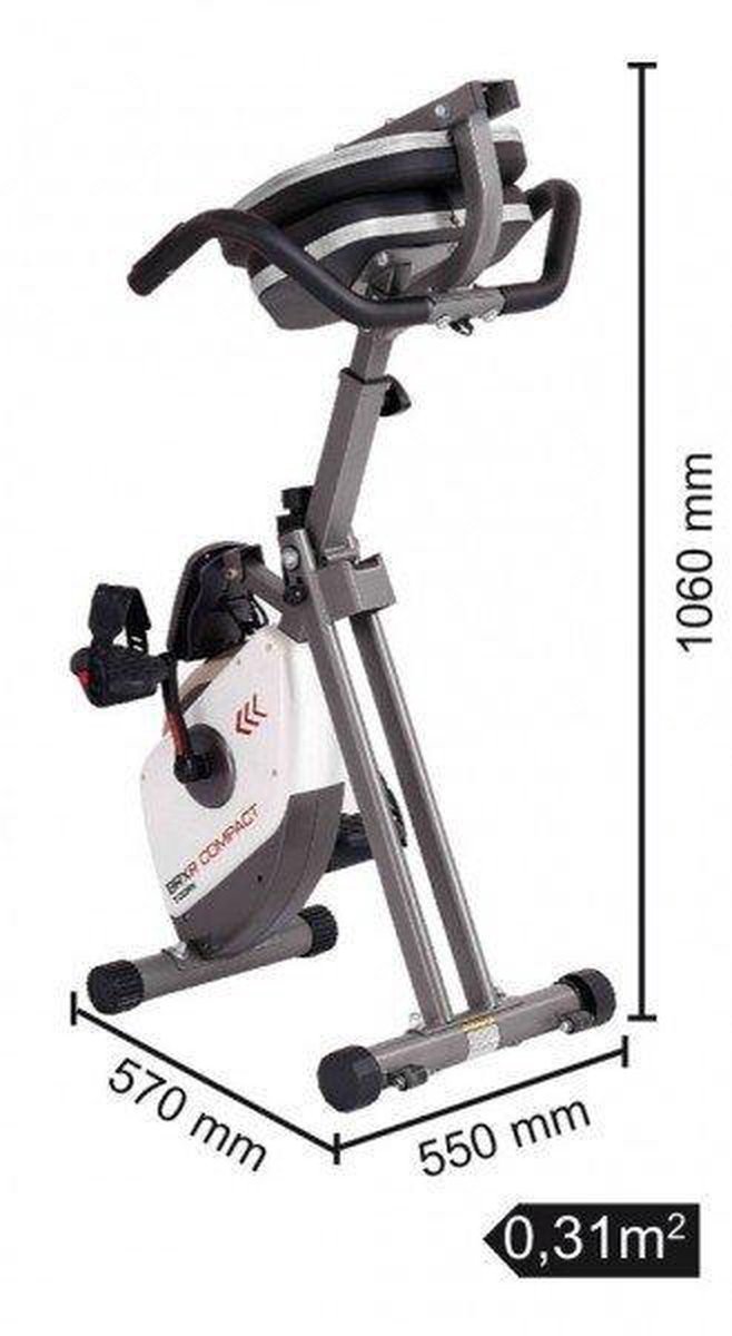 Toorx Fitness Toorx Brx-rcompactinklapbare Ligfiets - Grijs